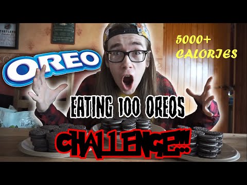 EATING 100 OREOS CHALLENGE!?! 5000+ CALORIES | NimBruh