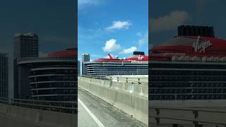 Virgin Cruise Miami Port #portmiamishuttles