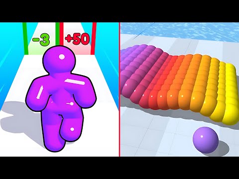 Tall Man Run🆚Canvas Run Walkthrough Android IOS Max Levels Gameplay ahE12