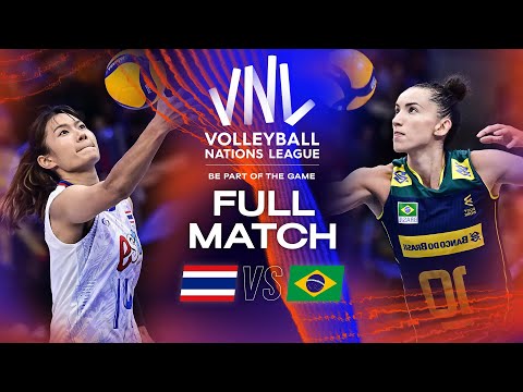 🇹🇭 THA vs. 🇧🇷 BRA - Full Match | Women's VNL 2023