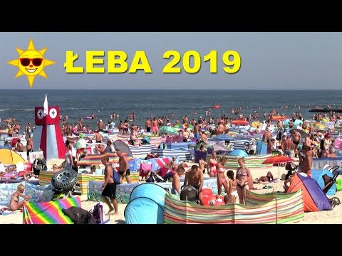 Łeba plaża 24-08-2019