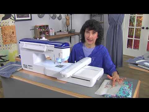 The glamorous look of tone on tone embroidery on It’s Sew Easy with Joanne Banko (1605-1)