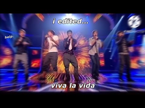 i edited one directions iconic viva la vida performance.