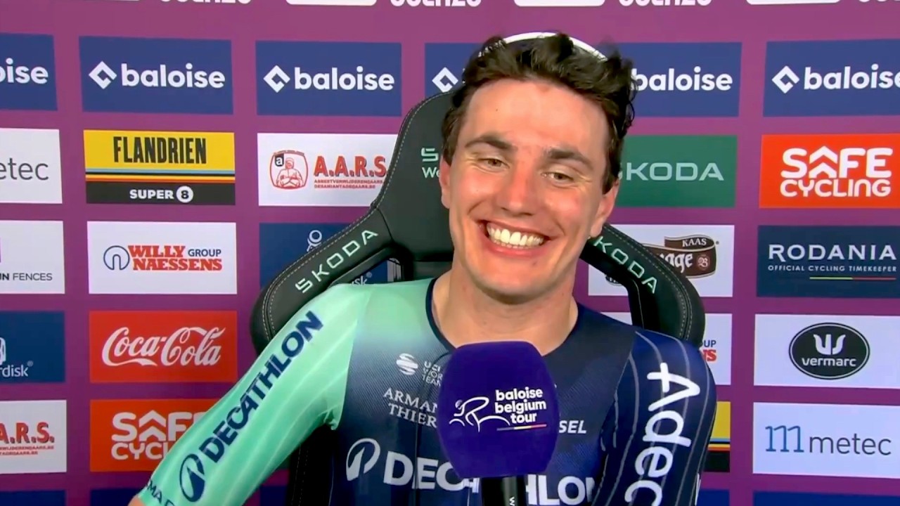 Olav Kooij wins in a nail-biting finish at Baloise Belgium Tour… I didn’t dare to celebrate!