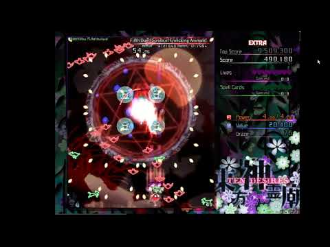 This was so hard - Touhou TD Extra Stage Spell Card