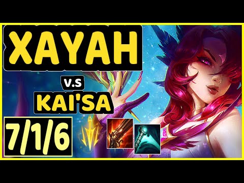 JAVAAA (XAYAH) vs KAI'SA - 7/1/6 KDA BOTTOM ADC CHALLENGER GAMEPLAY - EUW