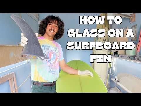 HOW TO GLASS ON A SURFBOARD FIN / ZACK FLORES