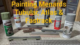 Painting Menards Tubular, Atlas & Fastrack