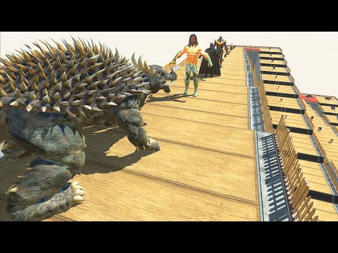 Anguirus Death Fall - Animal Revolt Battle Simulator
