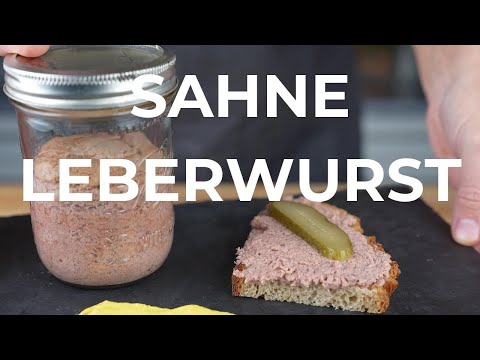 Sahneleberwurst selber machen - einfach, schnell & lecker
