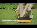 Fiskars laistymo ritė su žarna Waterwheel S su sieniniu laikikliu (1026376)