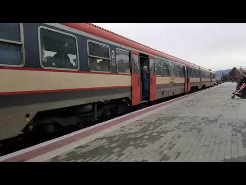 Train leaves station under young trainspotter's eyes