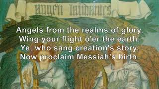 Best-Loved Christmas Carols ~ Angels from the Realms of Glory (with sing-along lyrics)