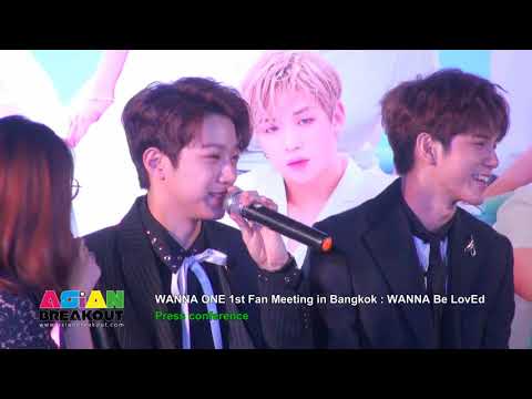 170916 WANNA ONE 1st Fan Meeting in BKK press con