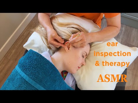 Terapia ucha ASMR/wskaźnik akupresury/wałek/zbliżenie @asmr_beauty Niezamierzona prawdziwa osoba ...