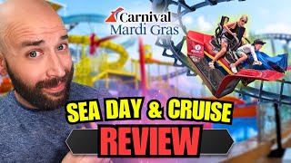 Our Families Carnival Mardi Gras Sea Day & Final Cruise Review