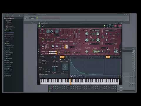 Harmor plucked string-sounding synth tip