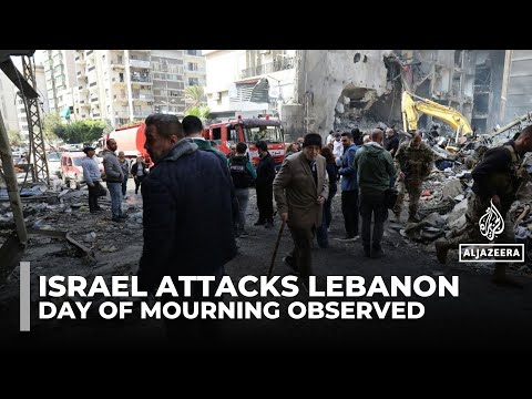 Lebanon declares day of mourning after Israeli attacks kill over 200 people