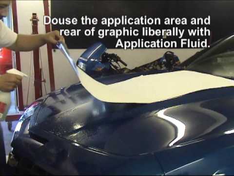 Chevrolet Camaro Hood Bonnet and Hockey Stick Stripe Kit - Hood Installation