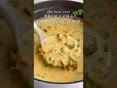 Broccoli Cheddar Soup 🥦