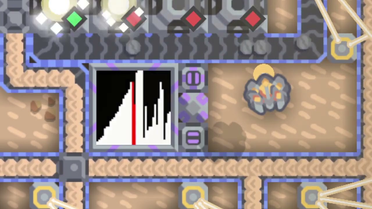 Mindustry Sorting Program Timelapse (60x speed)