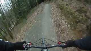 preview picture of video 'Derwen Trail Descents. Brechfa. GoPro HD.'