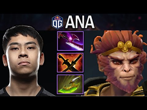 OG.ANA SMURF MONKEY KING WITH SWIFT BLINK - SNY - DOTA 2 7.30E GAMEPLAY