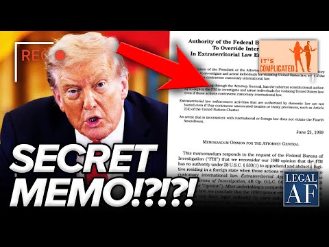 Trump’s Maduro RAID Traced to SECRET Legal Memo