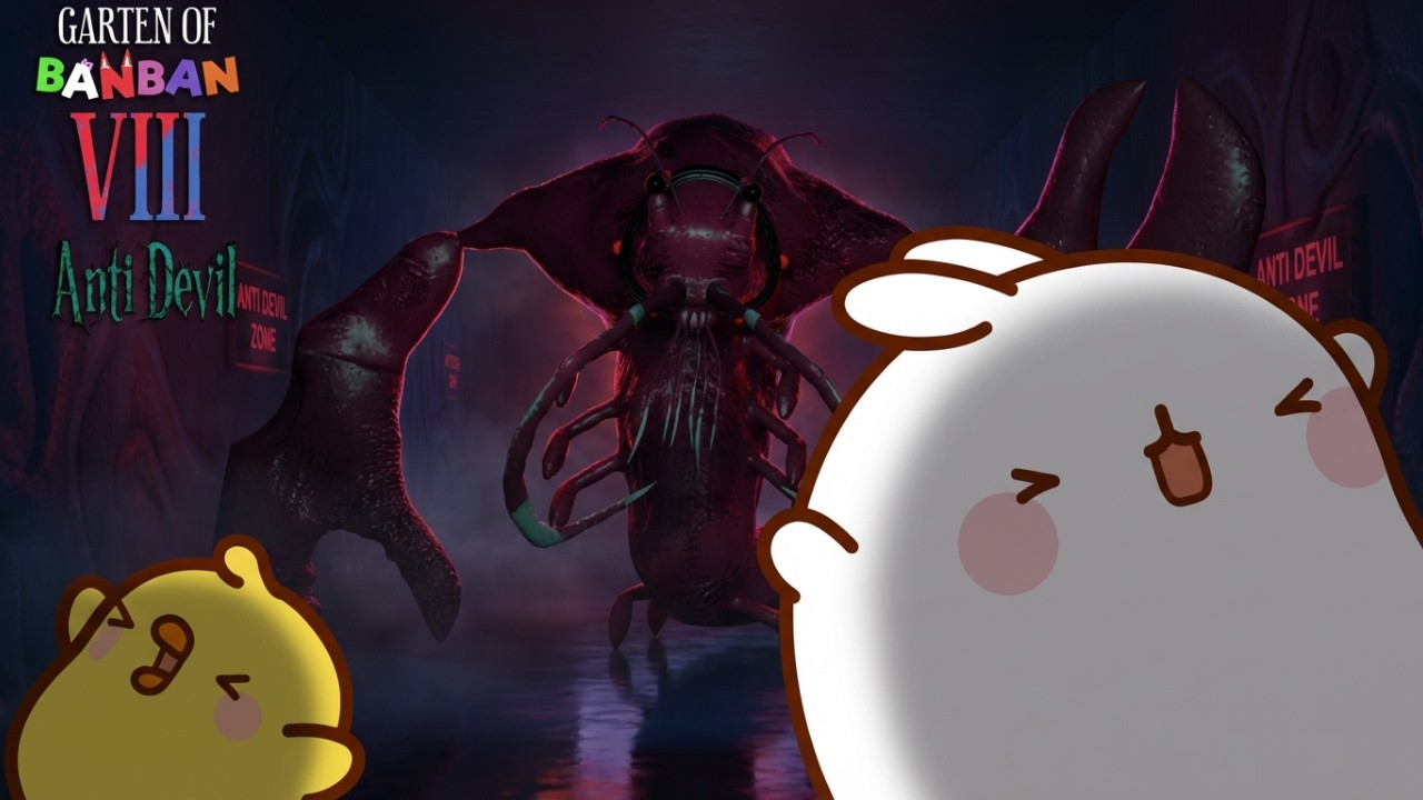 A GIANT LOBSTER is Chasing Us! 🦞| Garten of Banban 8