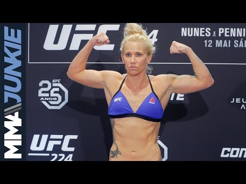 UFC 224 official weigh in highlight