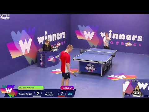 WINners CUP table 2  08.02   Chugai Sergei - Siedin Vladimir 17:30
