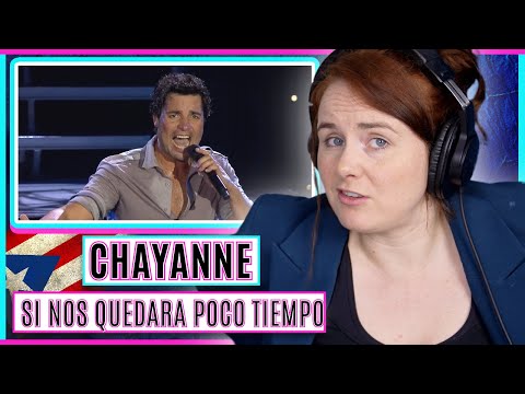 Vocal Coach reacts to Chayanne - Si Nos Quedara Poco Tiempo (Live Video)