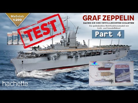 [TEST] Hachette aircraft carrier Graf Zeppelin (metal) Part 4 - carriers and fuselage parts!