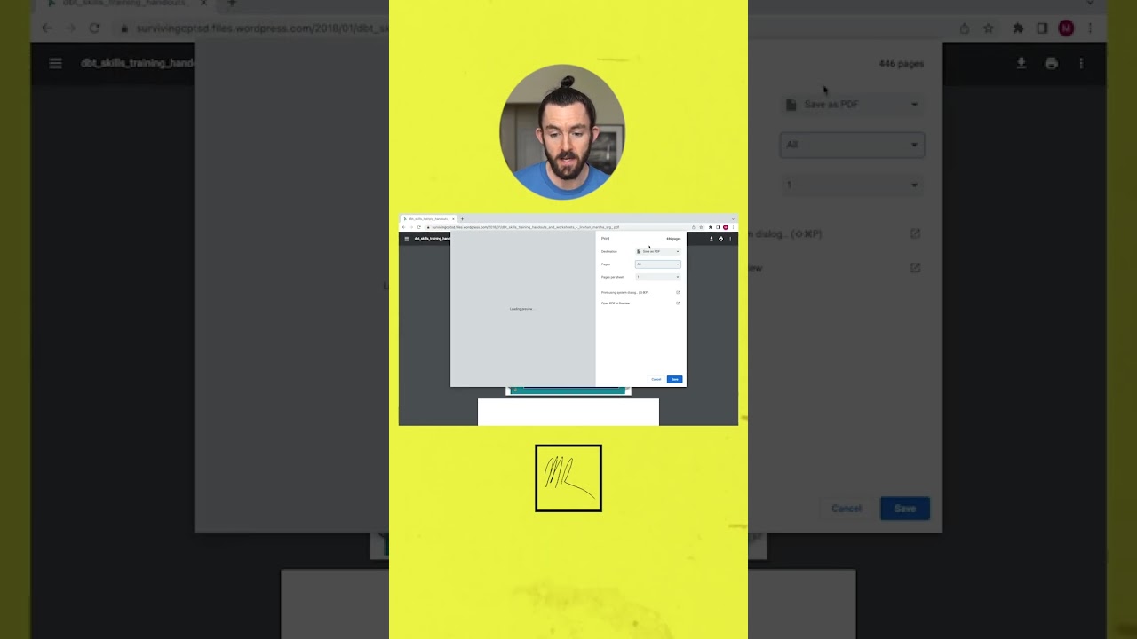 How to save individual pages out of a big PDF easily