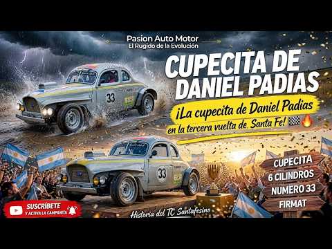 ¡La cupecita de Daniel Padias en la tercera vuelta de Firmat, Santa Fe! 🏁🔥