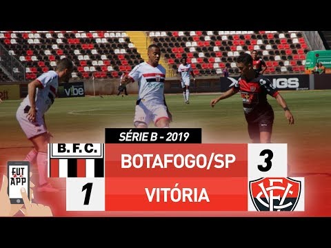 BOTAFOGO/SP 3X1 VITÓRIA (SÉRIE B - 2019) MELHORES MOMENTOS