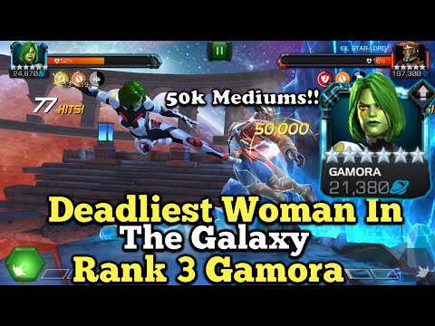 6 Star Rank 3 Gamora Gameplay! | 50k Mediums! | The Deadliest Women In The Galaxy! | MCOC