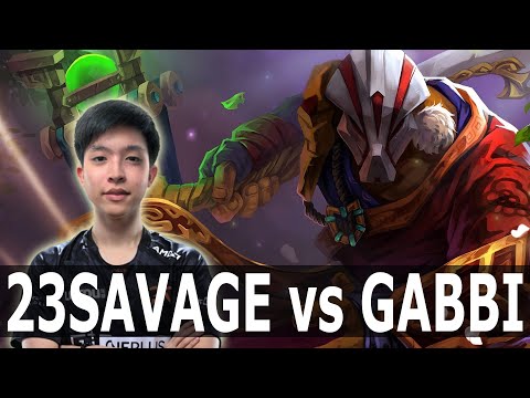 Hard Game | 23SAVAGE(smurf) faced TNC.GABBI | Full Gameplay | DOTA 2
