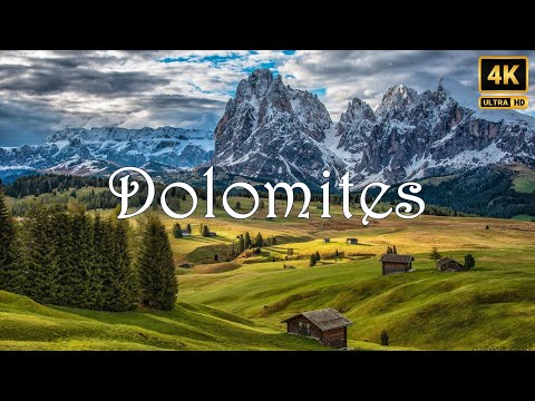 Dolomites Mountain Italy 4k Scenic Relaxation Film Virtual Tour drone। Dolomites Relaxation Film