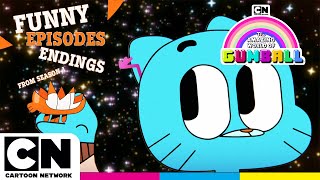 15 Happy and Hilarious Endings | Season 1 Episode Finales | Gumball | Cartoon Network