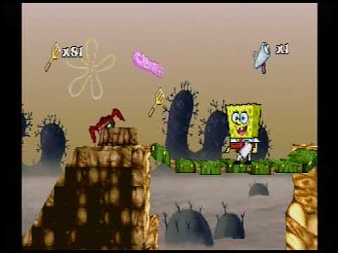 SpongeBob SquarePants: SuperSponge (PS1): Ch. 5- Man Ray's Lair (Walkthrough)