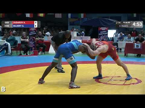 Round 3 FS - 86 kg: A. DUDAROV (GER) v. G. BILDERT (HON)