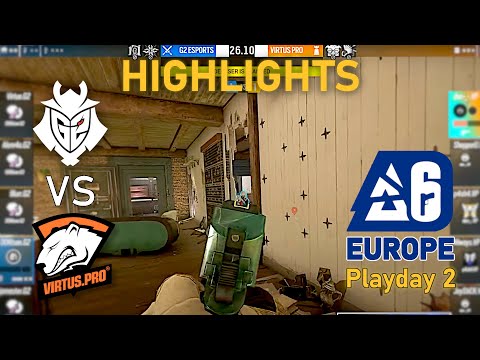GREAT GAME! G2 vs Virtus Pro - HIGHLIGHTS - Playday 2 - EUL 2023 Stage 1 - R6 Esport