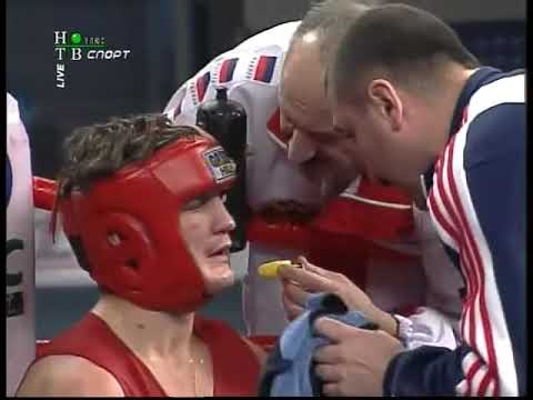 Roman Romanchuk (RUS) vs. Roberto Cammarelle (ITA) AIBA World Boxing Championships 2005 SF's (91+kg)