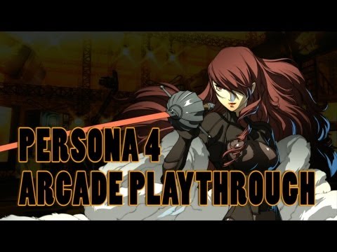 Persona 4 Mitsuru Kirijo Arcade Playthrough