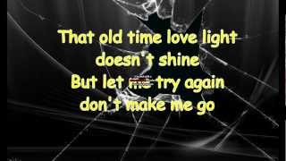 Johnny Cash - Don't Make Me Go (Lyrics)