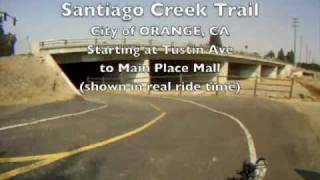 preview picture of video 'Santiago Creek Bike Trail, Orange CA'