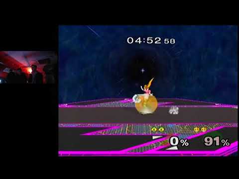 Slom (Peach) vs Woof (Sheik) - 4Qs Melee #129
