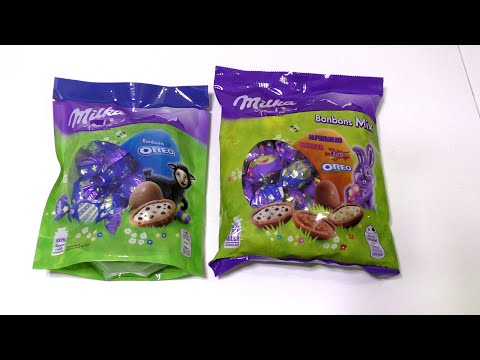 Milka Easter BonBons: Oreo, Daim, Alpnie, Popping