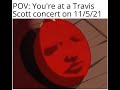 Travis Scott Concert Berserk Meme